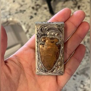 HandMade Sterling Silver and Copper Money Clip